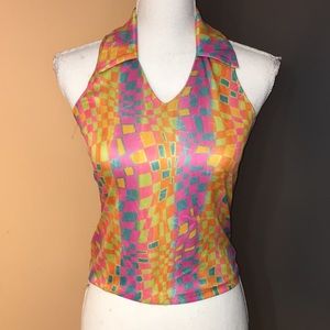 🔥90’s Vintage Racerback Tank with Collar